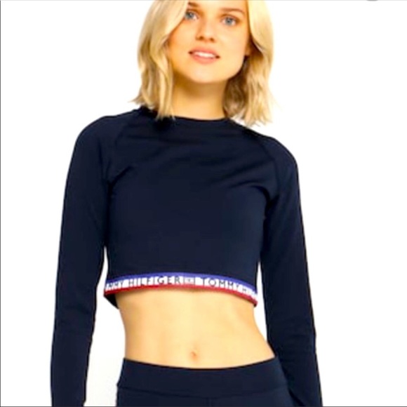 Tommy Hilfiger Tops - TOMMY HILFIGER DENIM CROPPED LONG SLEEVES T-SHIRT